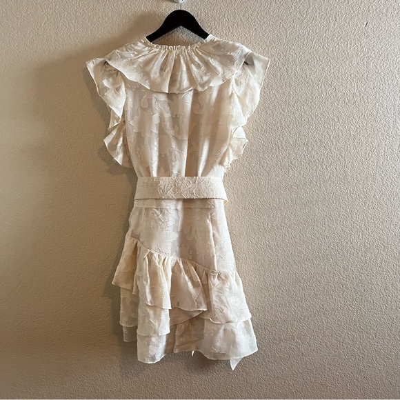 Veronica Beard Mahita Silk Blend Ruffle Dress Size 14 NWT - Picture 11 of 16